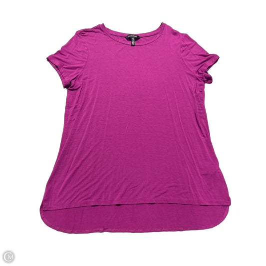 Top Short Sleeve By Ellen Tracy In Pink, Size: L