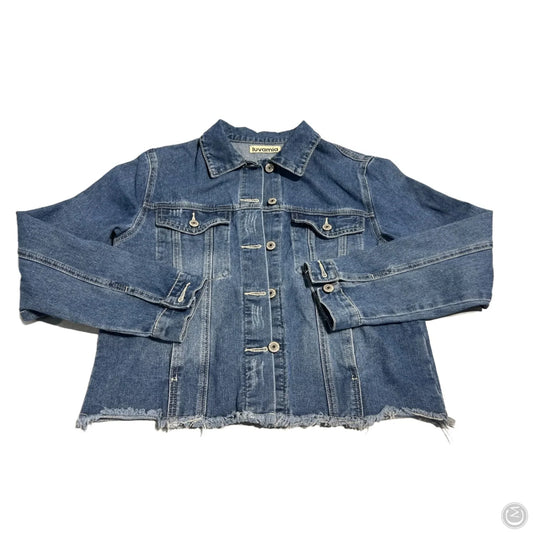 Jacket Denim By Cmb In Blue Denim, Size: S