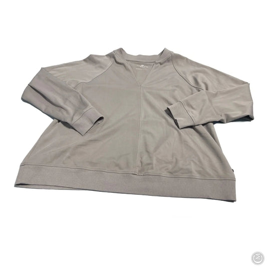 Top Long Sleeve By Andrew Marc In Tan, Size: 1x
