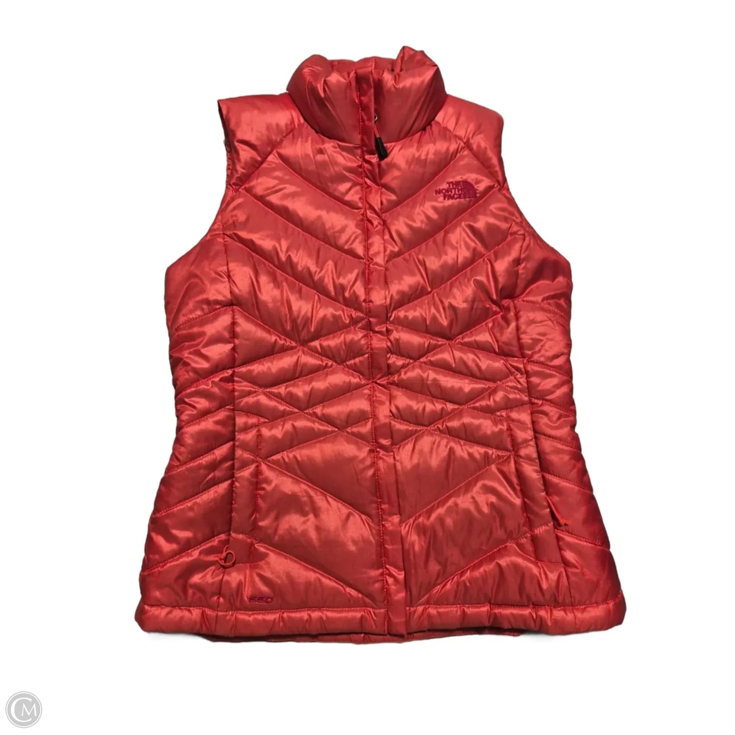 Vest Puffer & Quilted By The North Face In Coral, Size: M