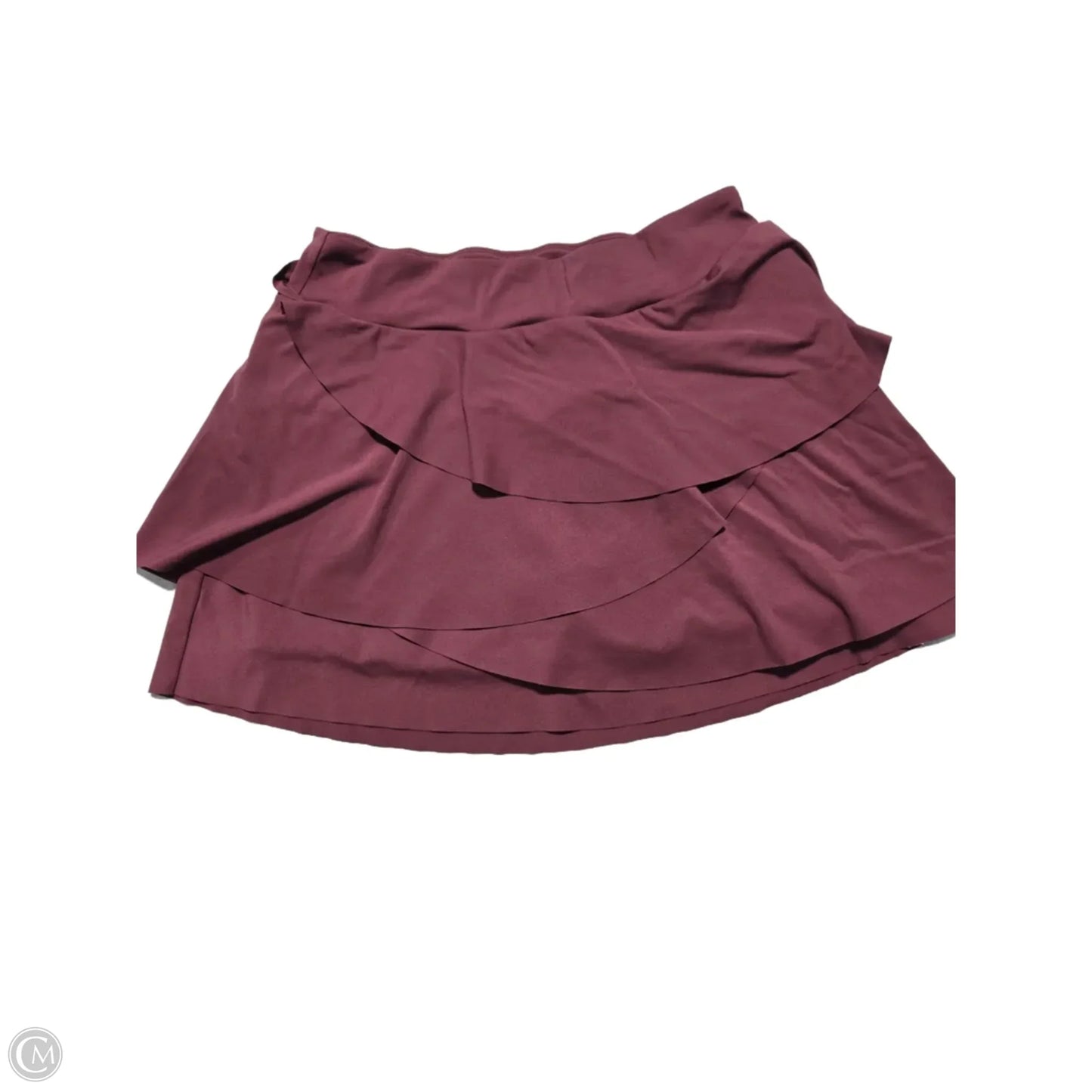 Athletic Skort By Cmb In Maroon, Size: M
