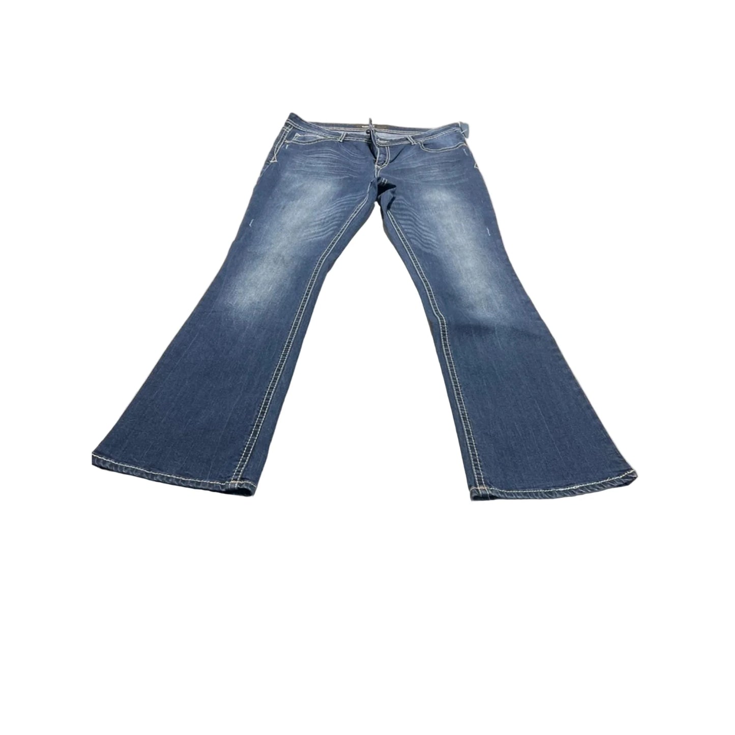 Jeans Boot Cut By Jordache In Blue Denim, Size: 14