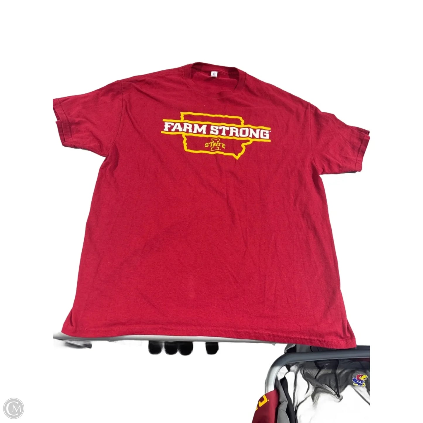 Top Short Sleeve By Jerzees In Red, Size: Xl