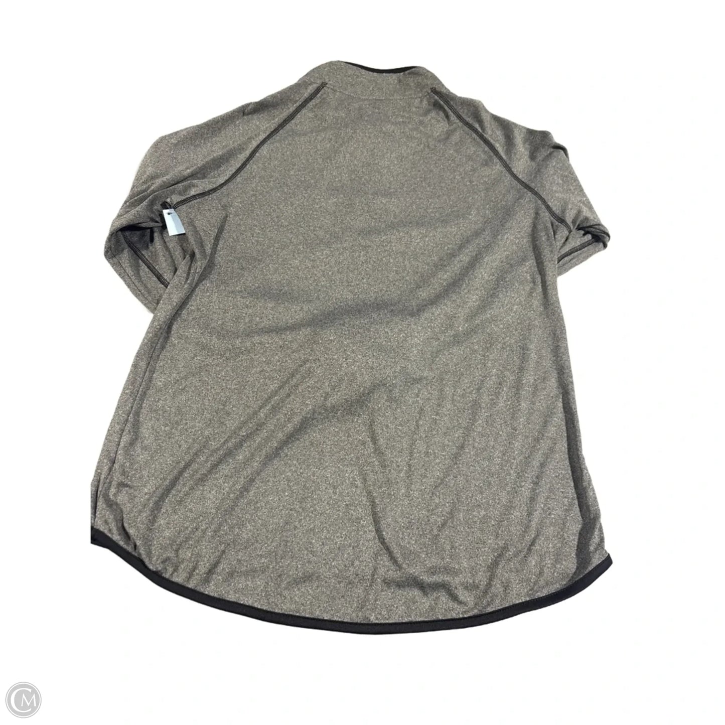 Athletic Top Long Sleeve Collar By Colosseum In Grey, Size: L