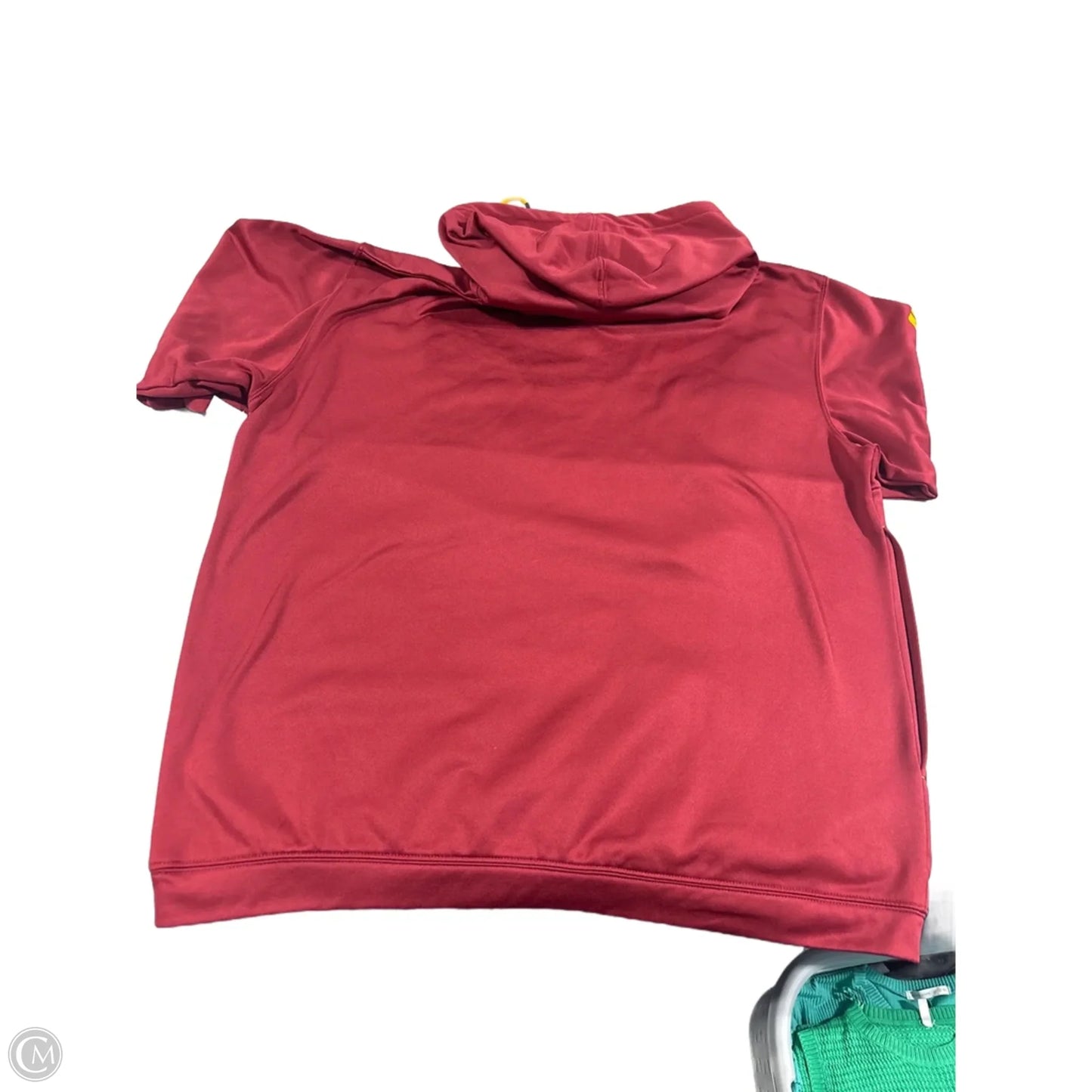 Sweatshirt Hoodie By Champion In Red, Size: Xl