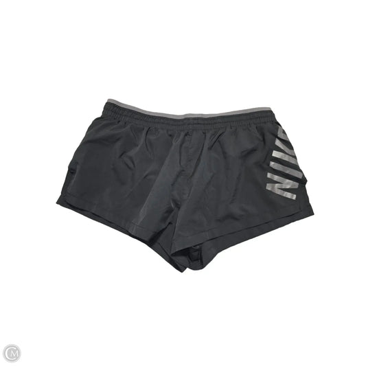 Athletic Shorts By Nike In Grey, Size: M