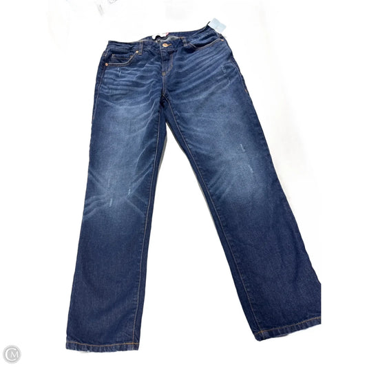 Jeans Skinny By Cabi In Blue Denim, Size: 8
