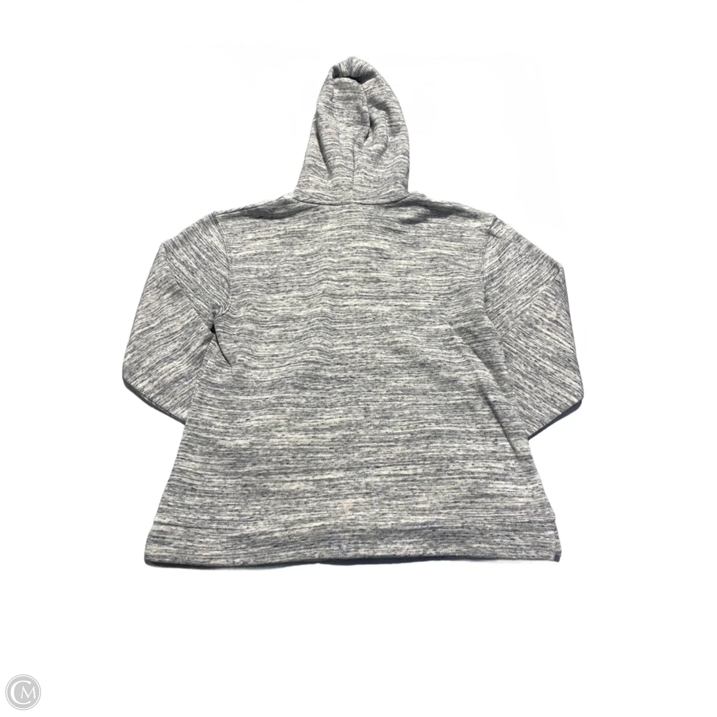 Sweatshirt Hoodie By Champion In Grey, Size: M