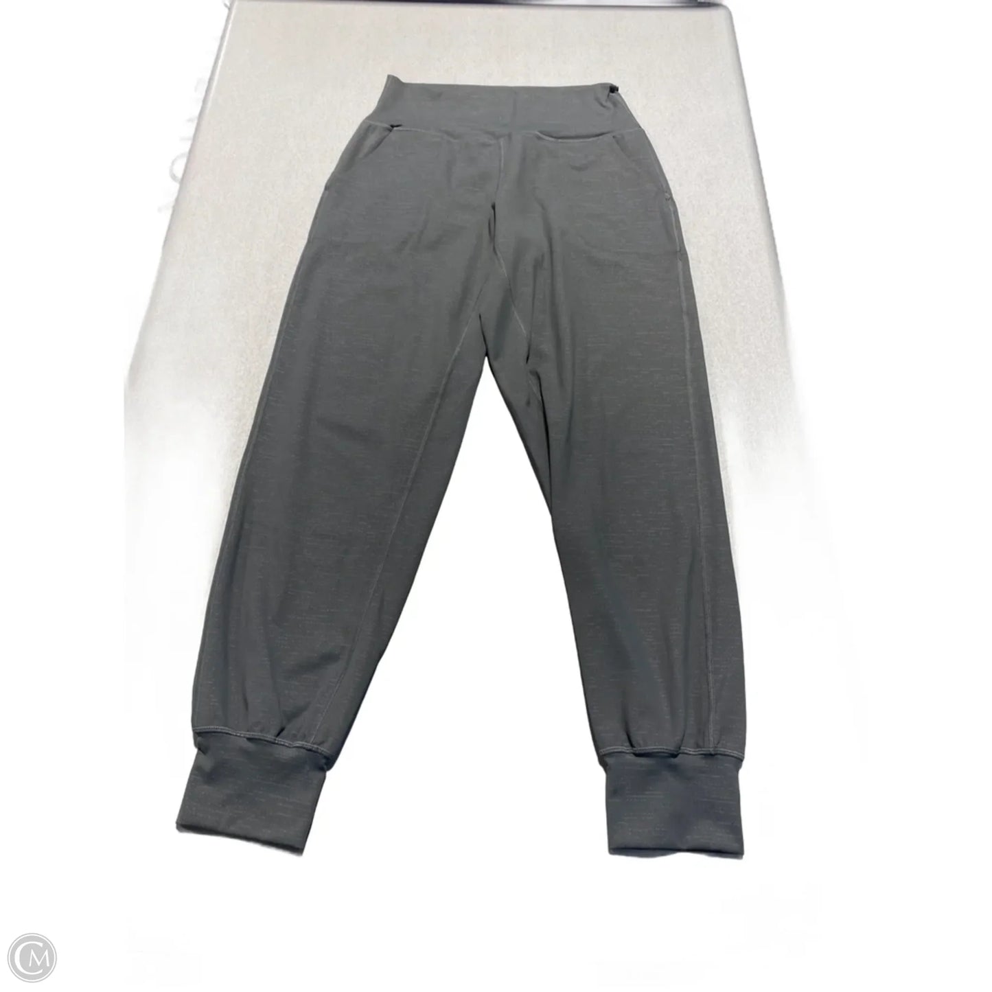 Athletic Leggings By Zyia In Grey, Size: L