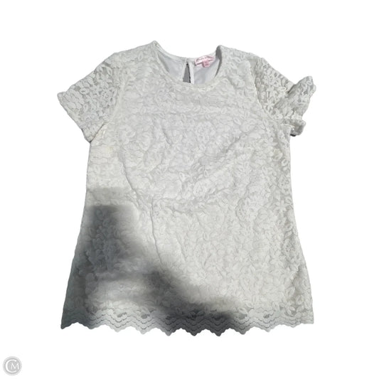 Top Short Sleeve By Cmc In White, Size: M