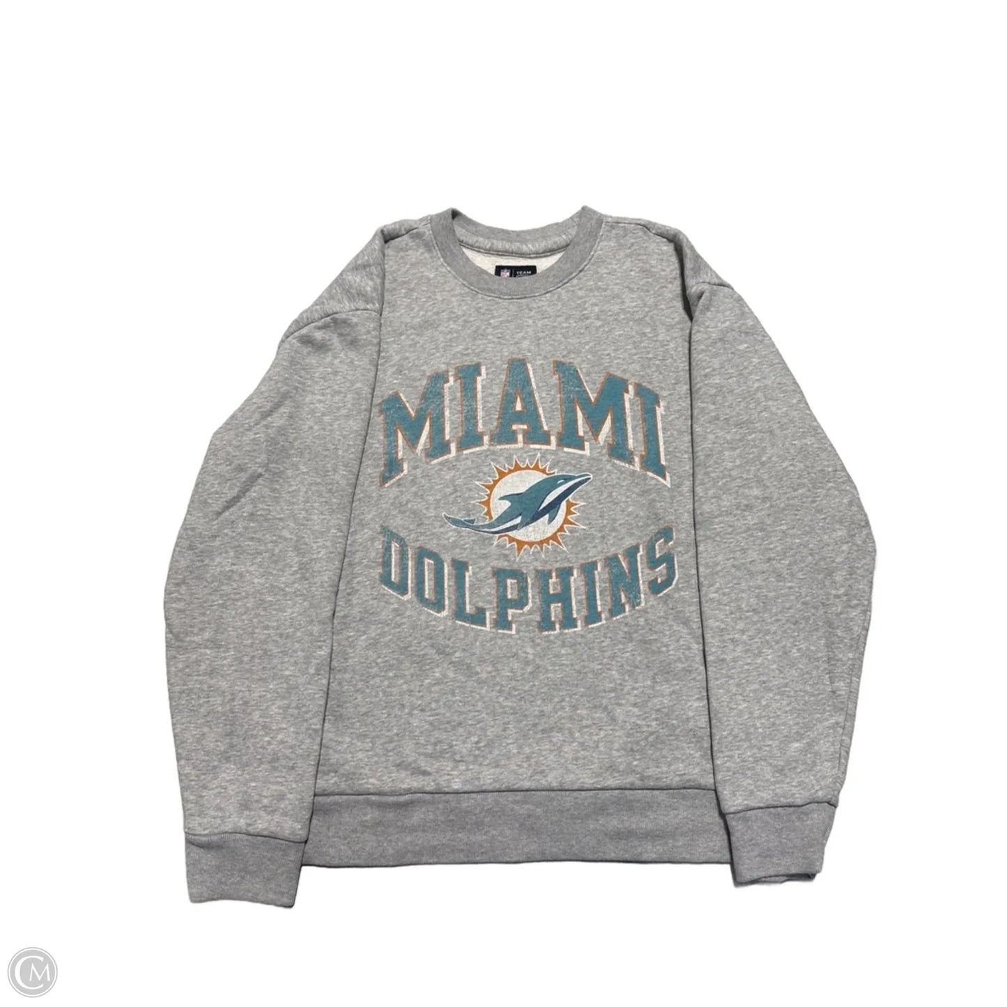 Sweatshirt Crewneck By Nfl In Grey, Size: M