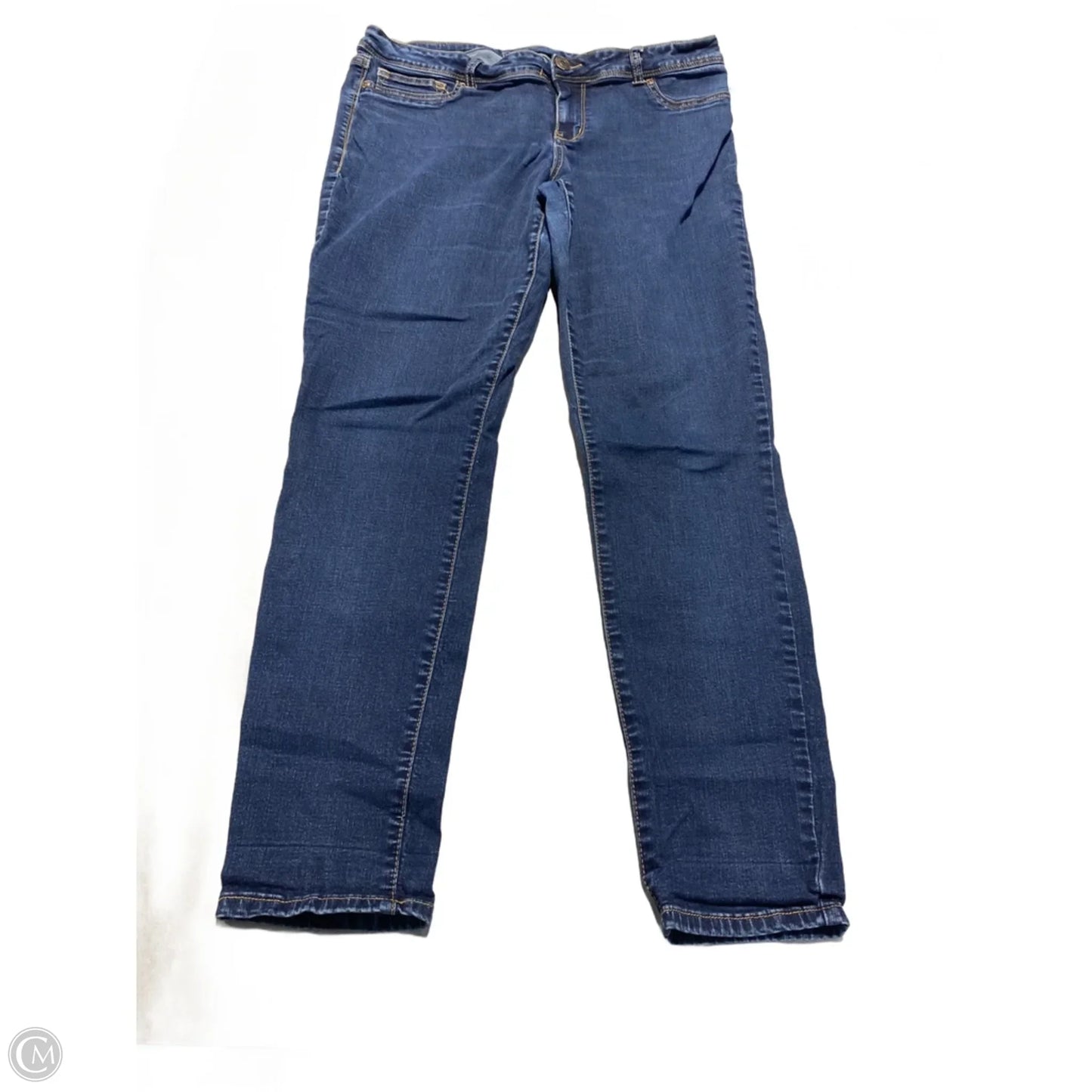 Jeans Skinny By Maurices In Blue Denim, Size: 14