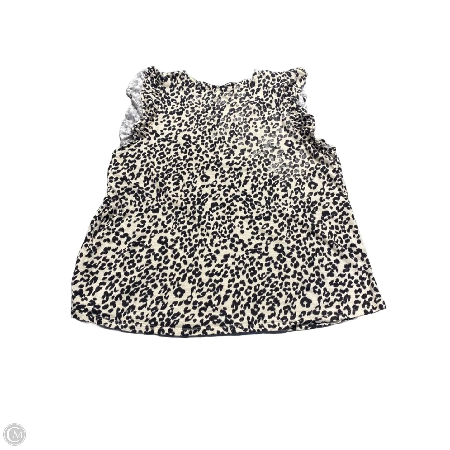 Top Sleeveless By Maurices In Animal Print, Size: 2x
