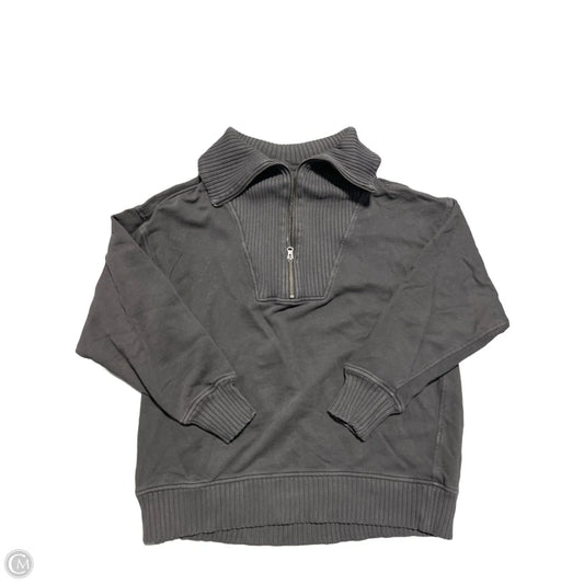 Sweatshirt Collar By Aerie In Grey, Size: S