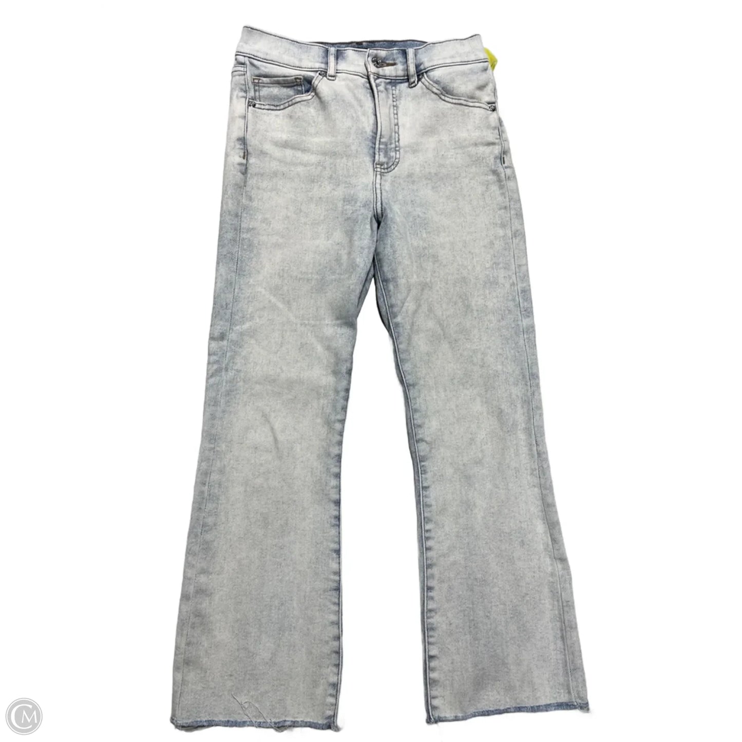 Jeans flared By Express In Blue Denim, Size: 4