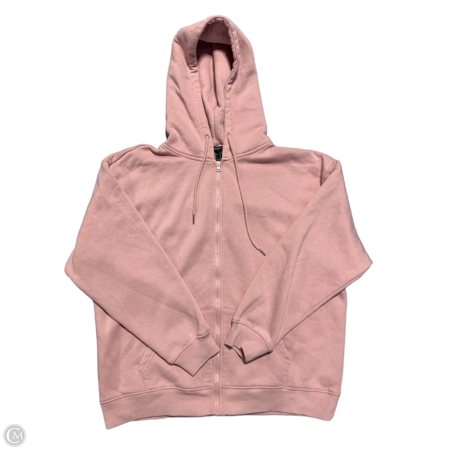 Sweatshirt Hoodie By Forever 21 In Pink, Size: L