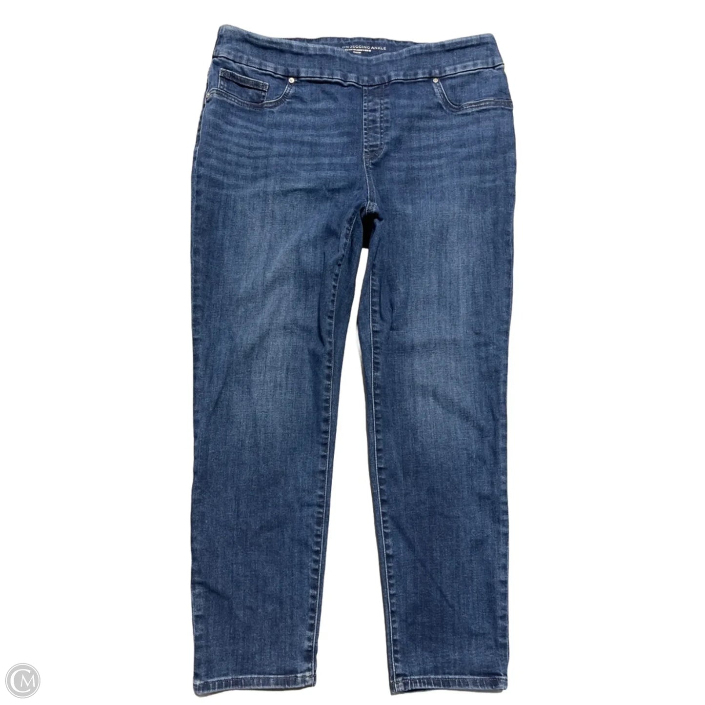 Jeans Jeggings By Chicos In Blue Denim, Size: 12