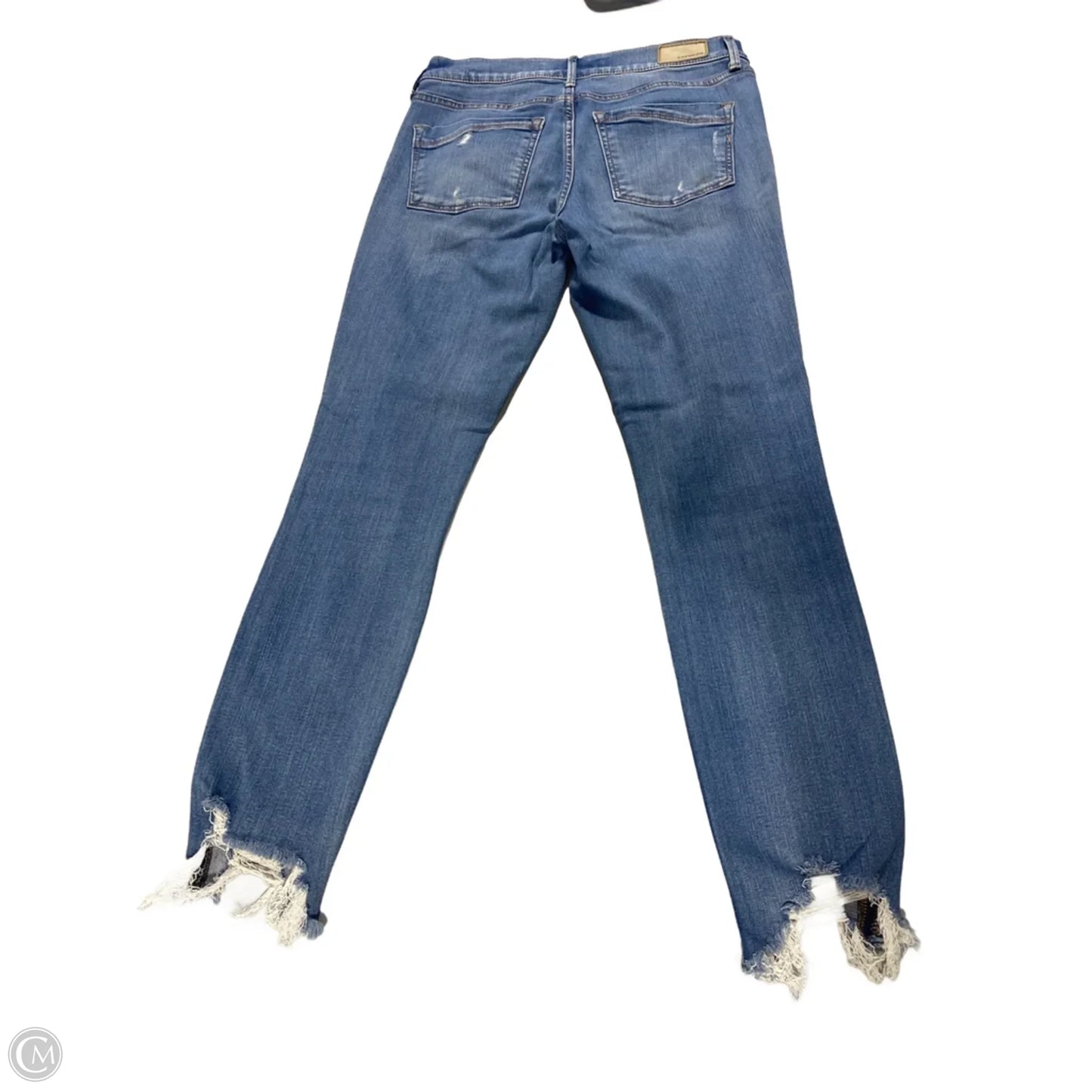 Jeans Skinny By Express In Blue Denim, Size: 6