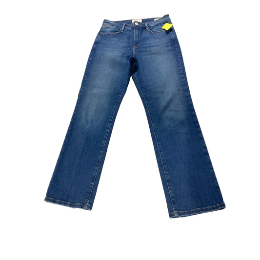 Jeans Flared By Frame In Blue Denim, Size: 6
