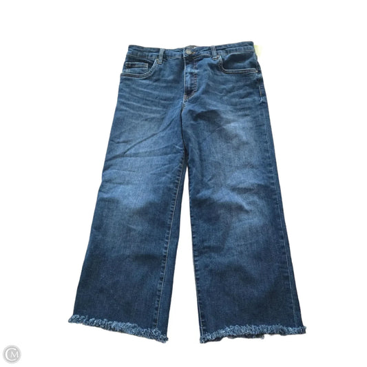 Jeans Wide Leg By Kut In Blue Denim, Size: 12