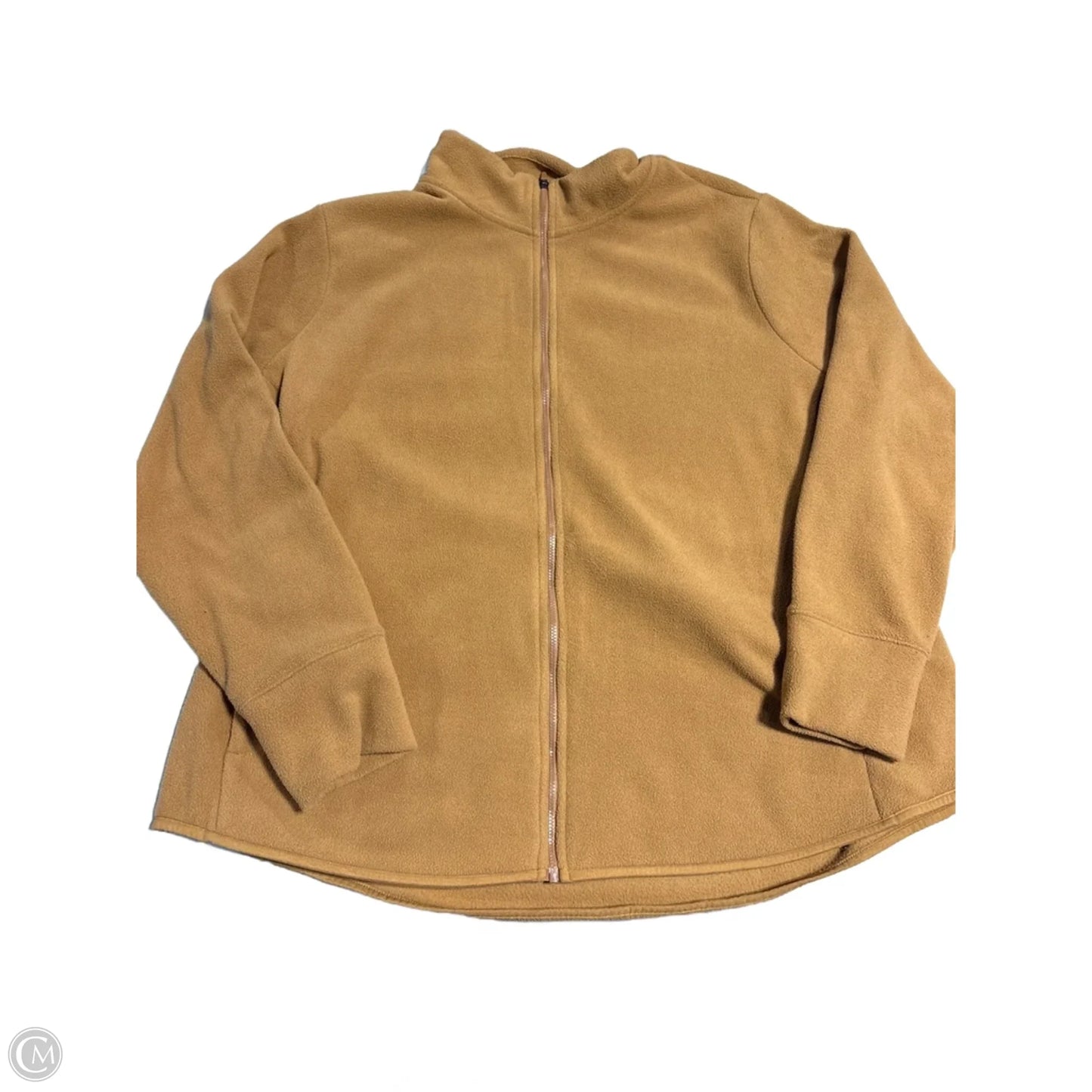 Jacket Fleece By Old Navy In Brown, Size: Xxl