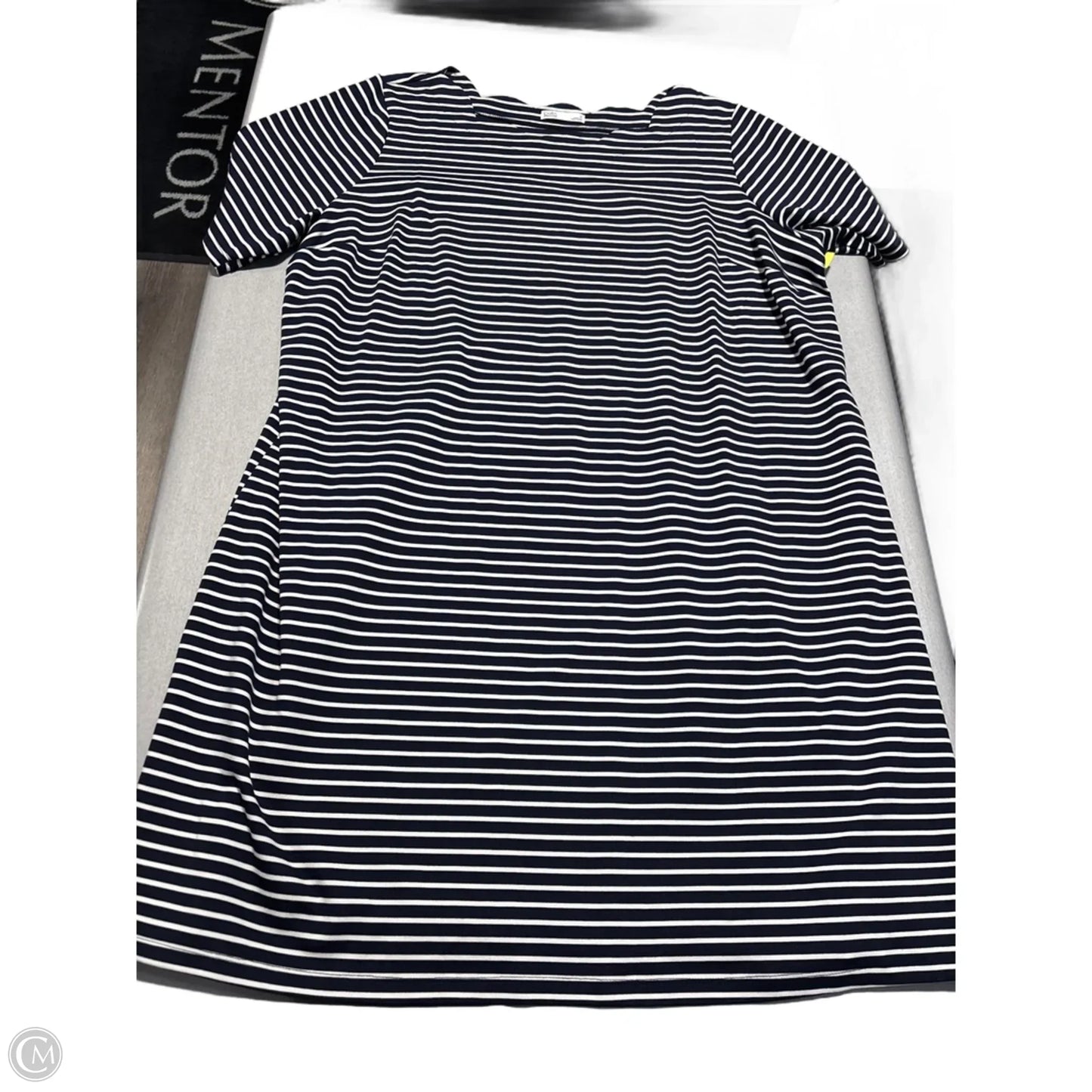 Dress Casual Midi By Croft And Barrow In Striped Pattern, Size: 2x