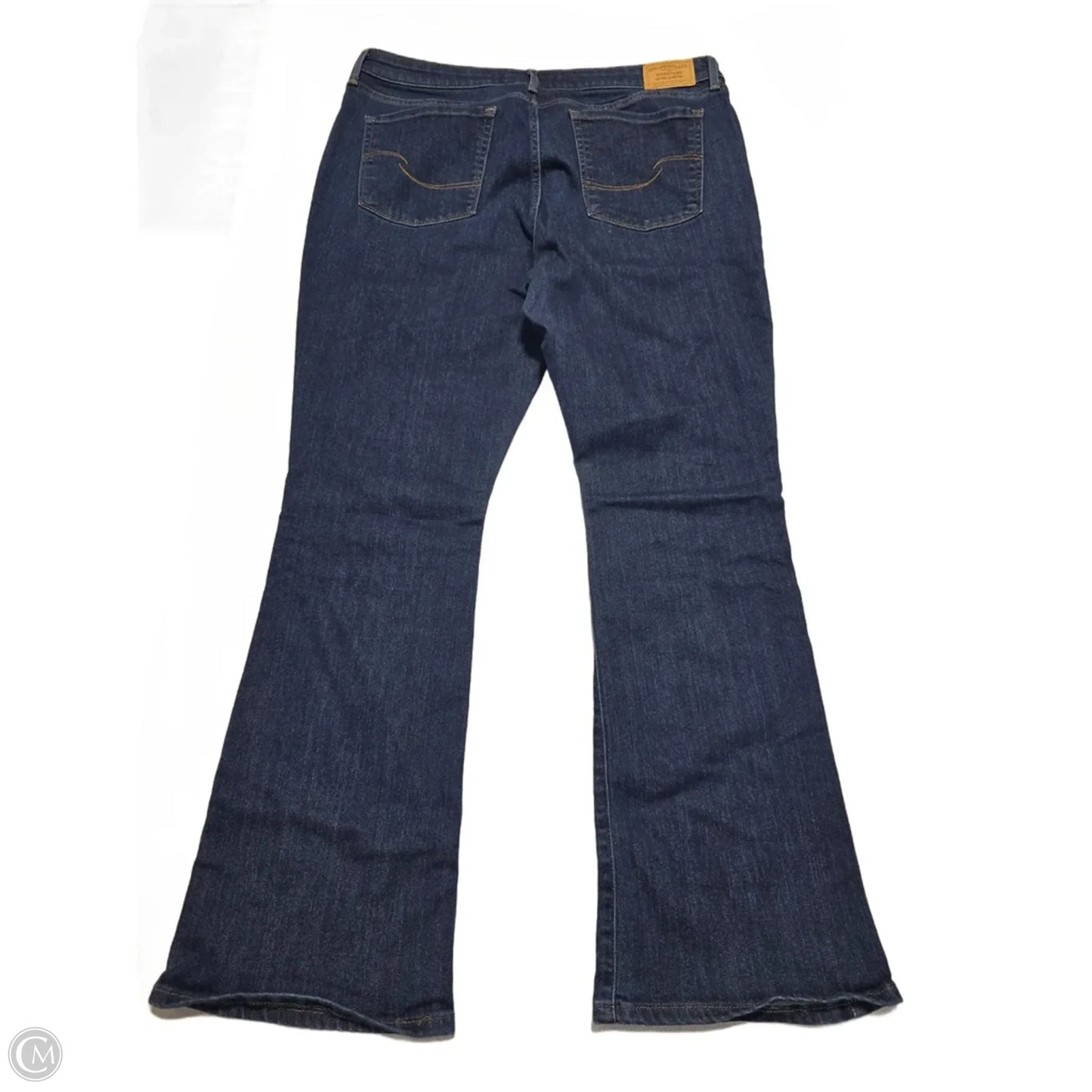 Jeans Boot Cut By Levis In Blue Denim, Size: 12