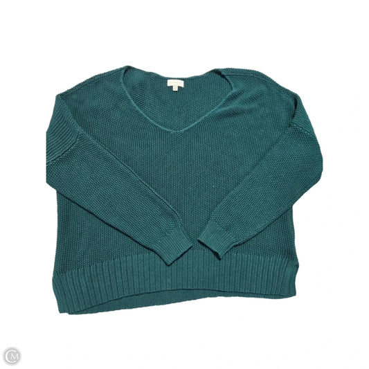 Sweater By Lucky Brand In Green, Size: Xl
