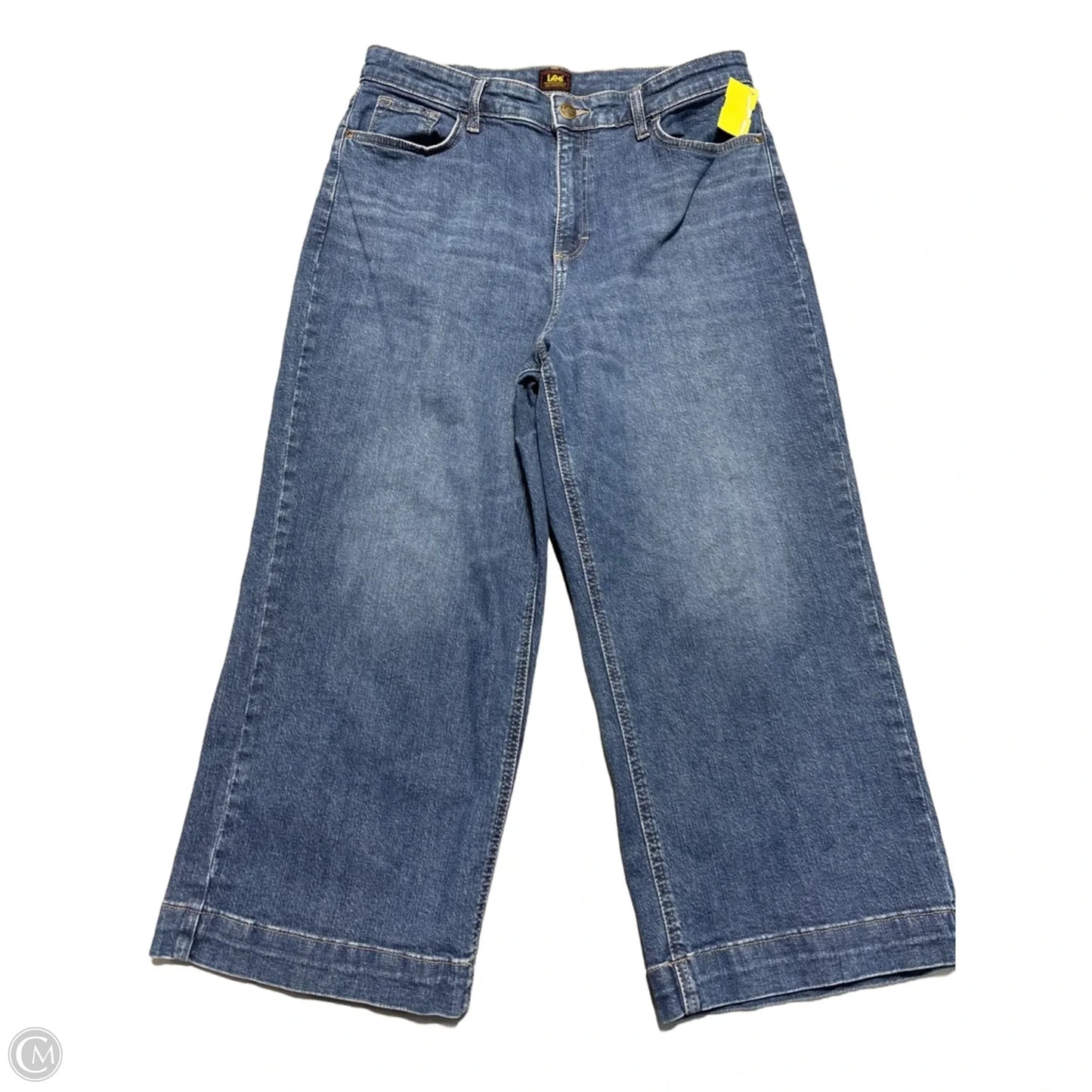 Jeans Wide Leg By Lee In Blue Denim, Size: 10