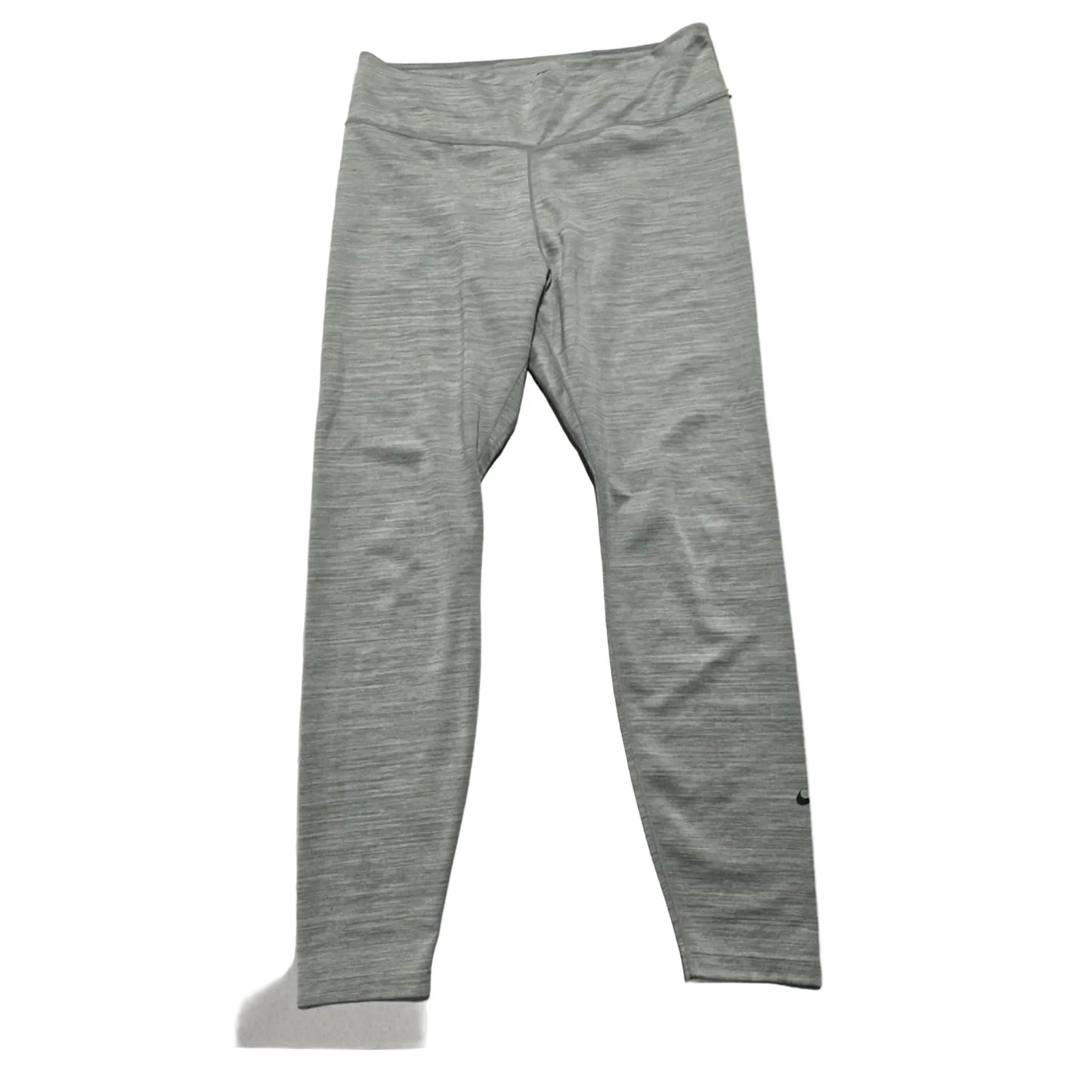 Athletic Leggings By Nike In Grey, Size: Xl