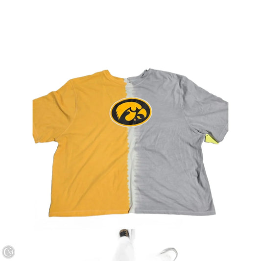 Top Short Sleeve By Hanes In Yellow, Size: Xxl