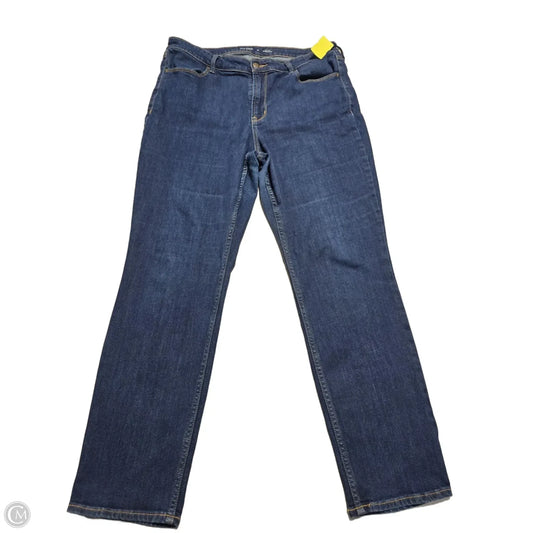 Jeans Straight By Old Navy In Blue Denim, Size: 14