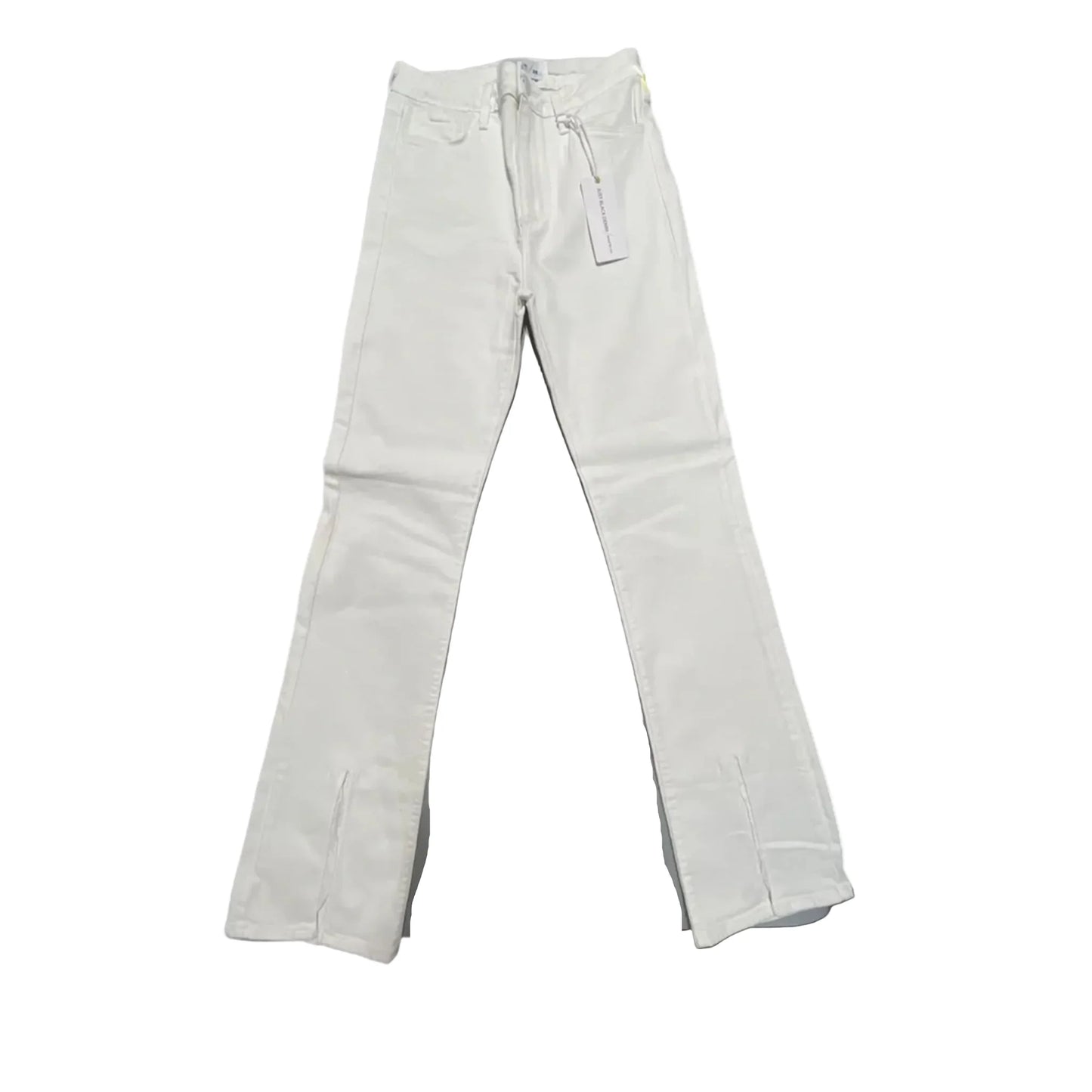 Jeans Boot Cut By Just Black In White Denim, Size: 6