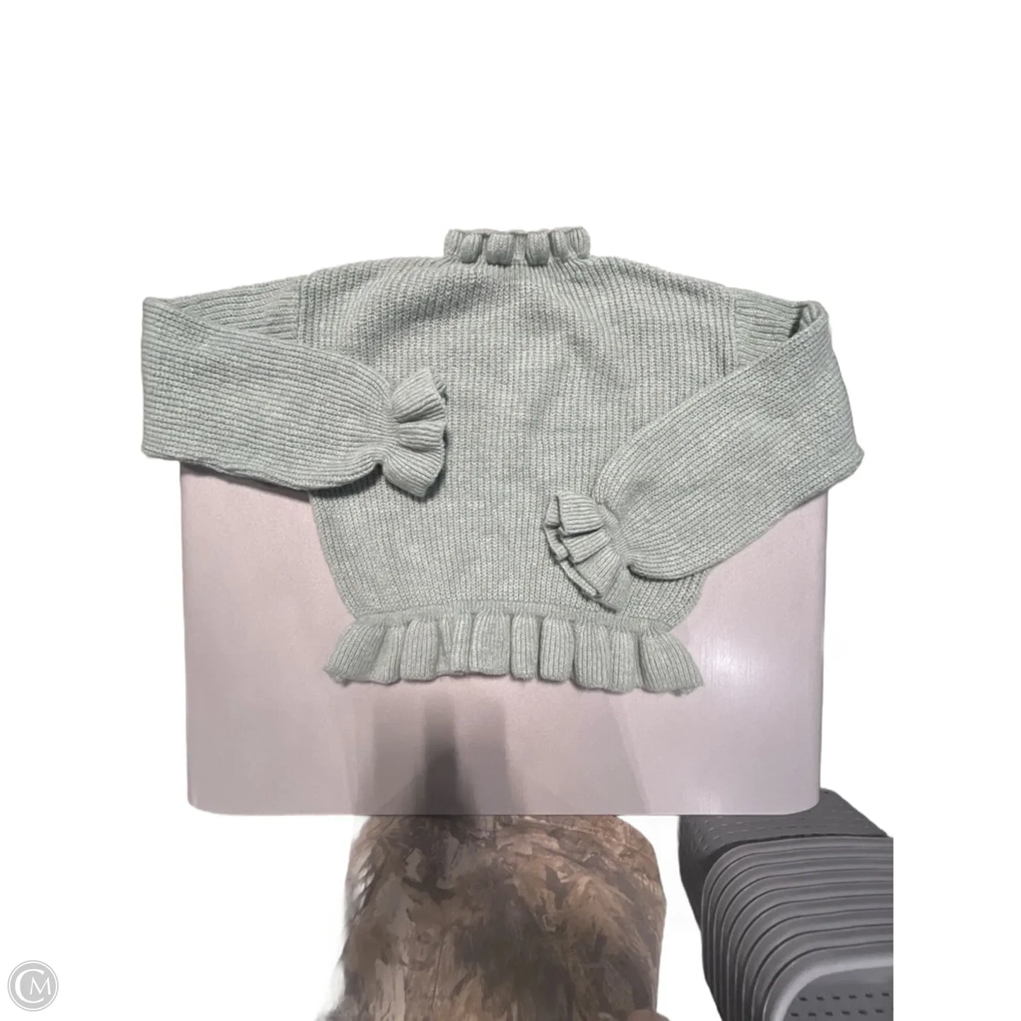 Sweater By Top Shop In Green, Size: M