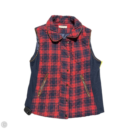 Vest Other By Cmb In Plaid Pattern, Size: M