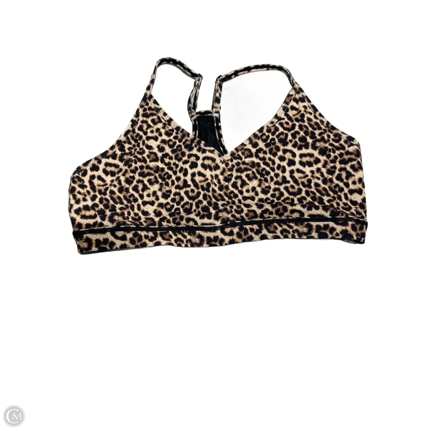 Athletic Bra By Zyia In Leopard Print, Size: Xxl