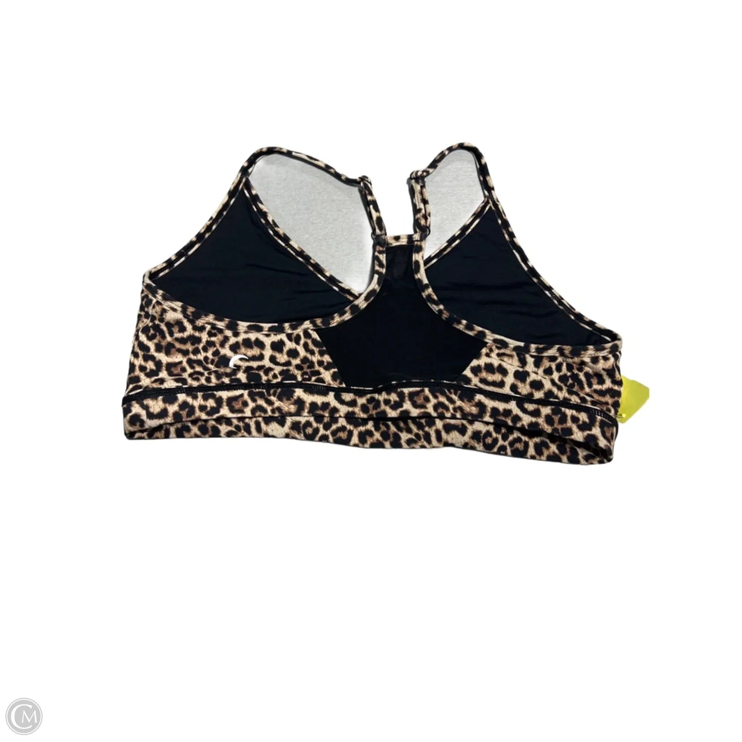 Athletic Bra By Zyia In Leopard Print, Size: Xxl