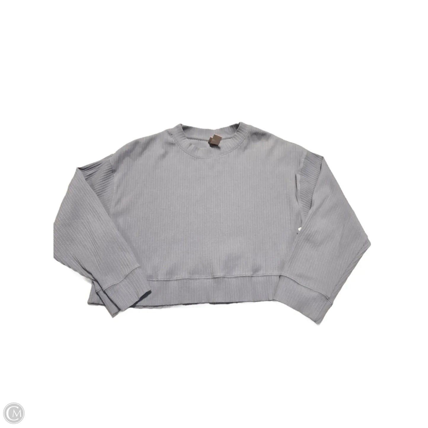 Top Long Sleeve By H&m In Blue, Size: M