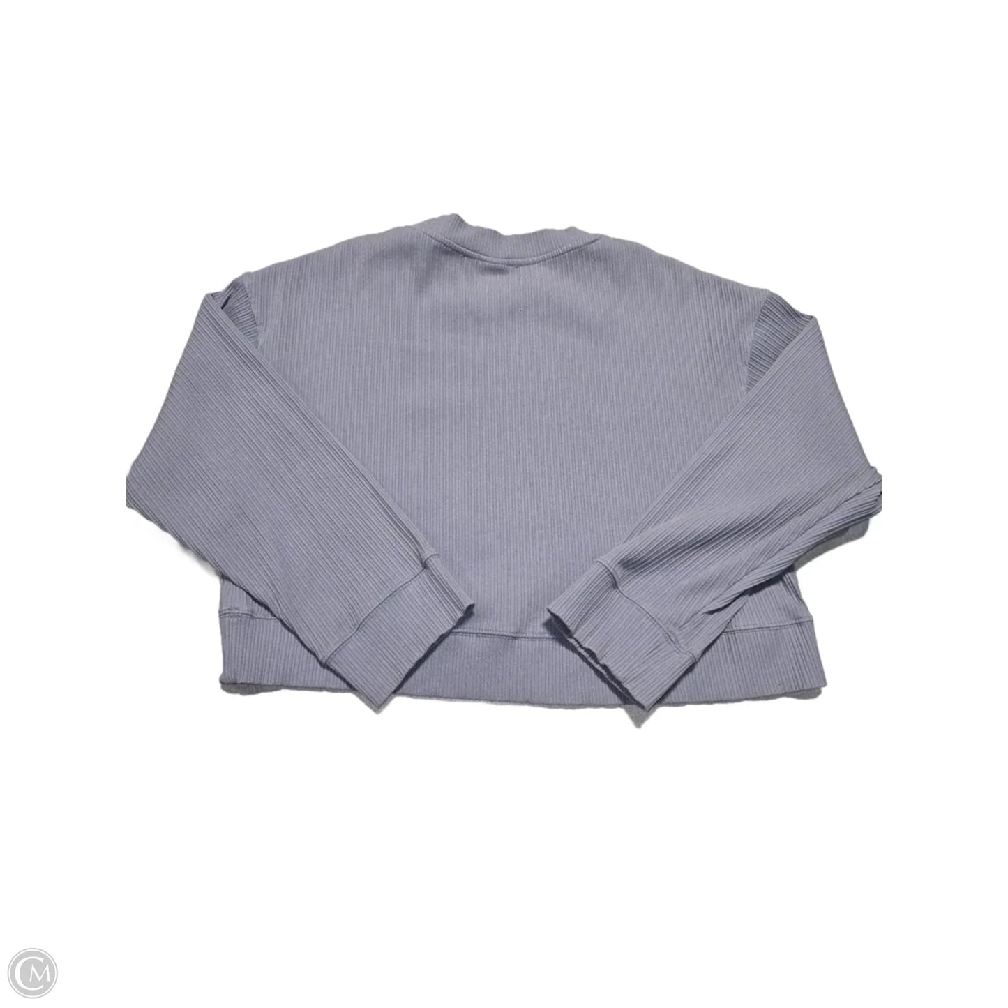 Top Long Sleeve By H&m In Blue, Size: M