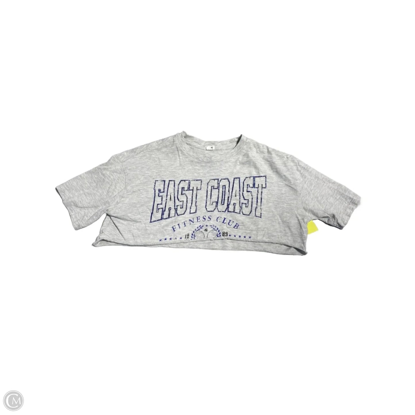 Top Short Sleeve By Garage In Grey, Size: S
