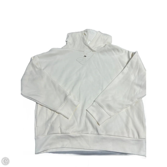 Sweatshirt Hoodie By Fabletics In Cream, Size: S