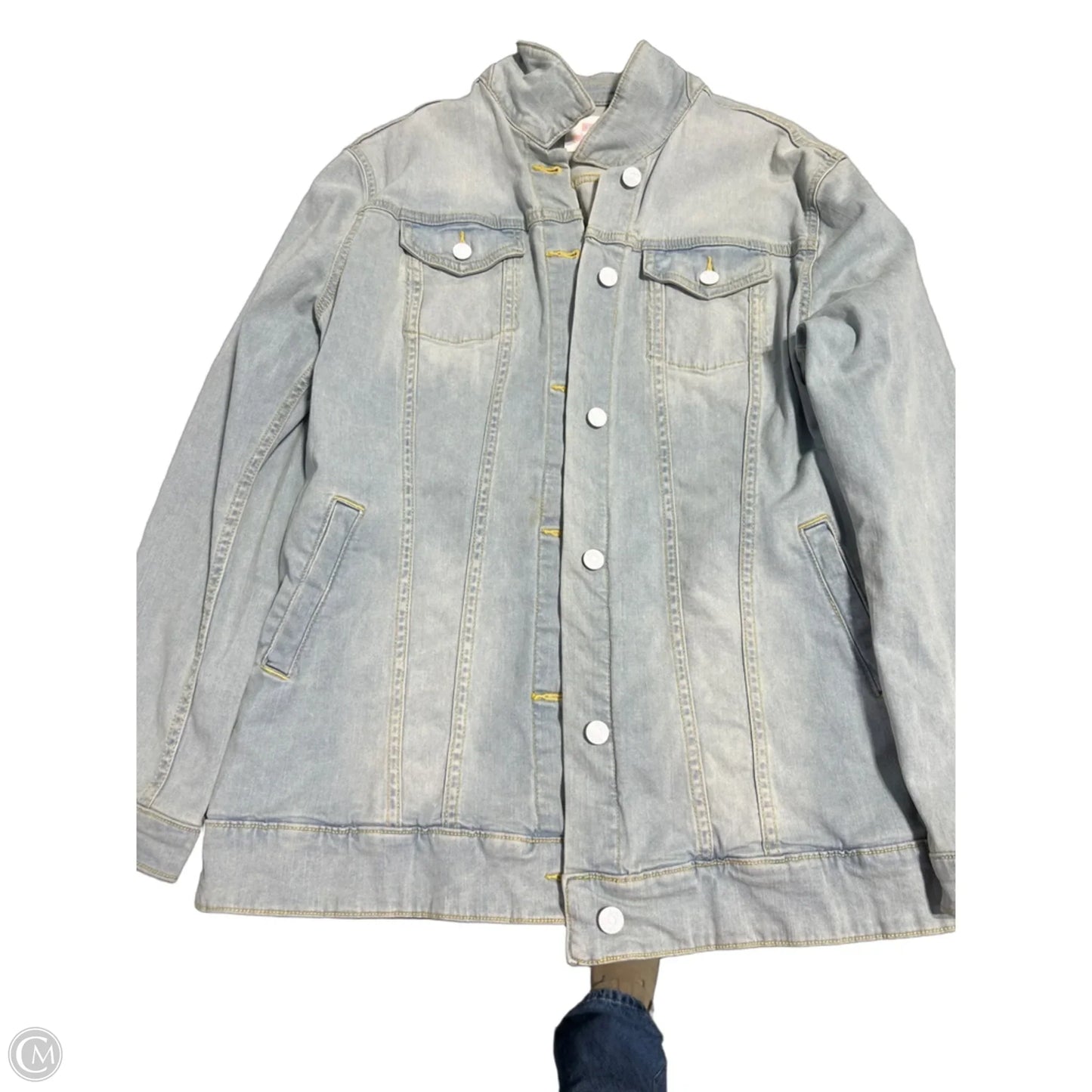 Jacket Denim By Lularoe In Blue, Size: Xl