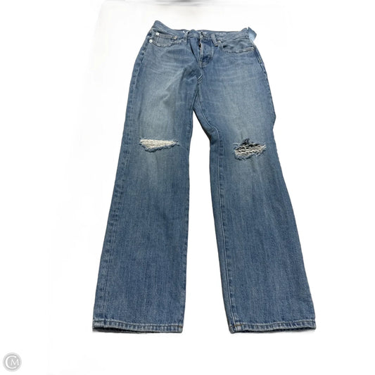 Jeans Straight By J. Crew In Blue, Size: 0