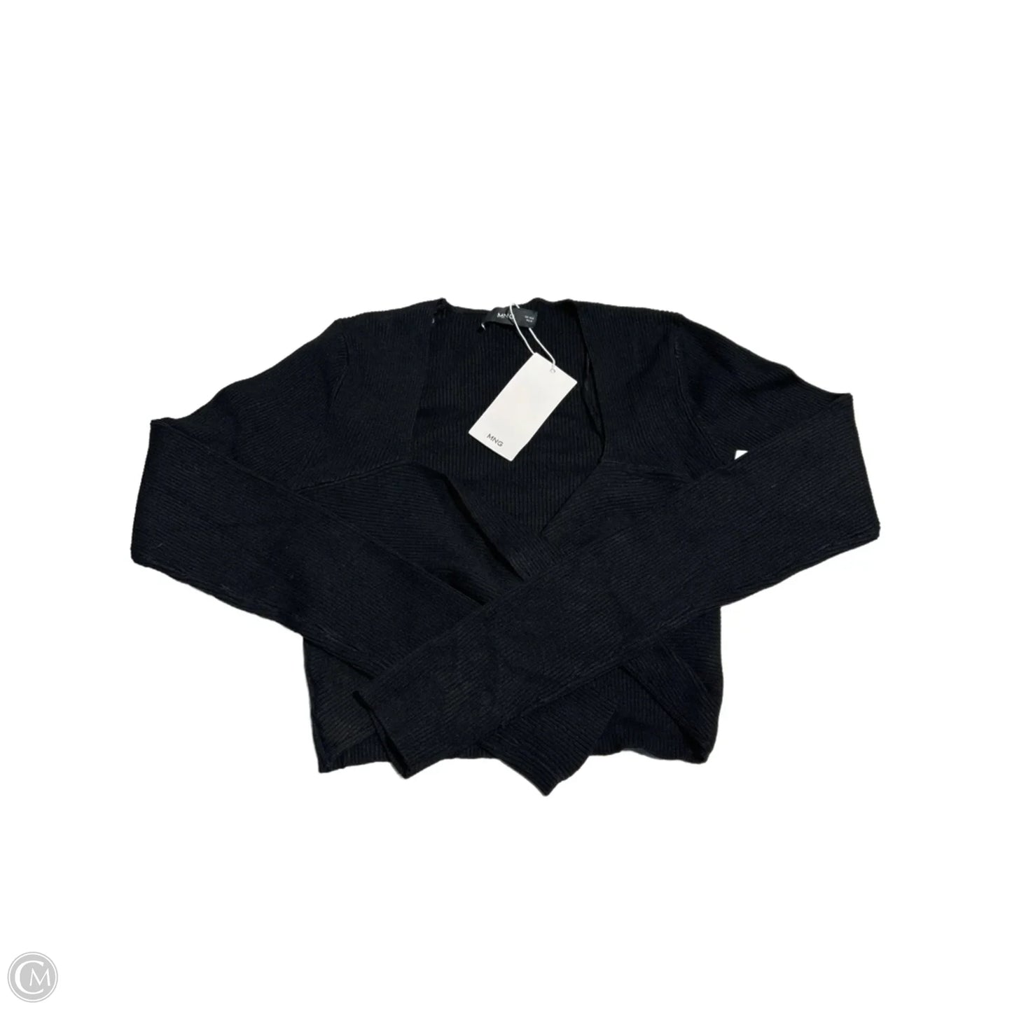 Top Long Sleeve By Mng In Black, Size: M