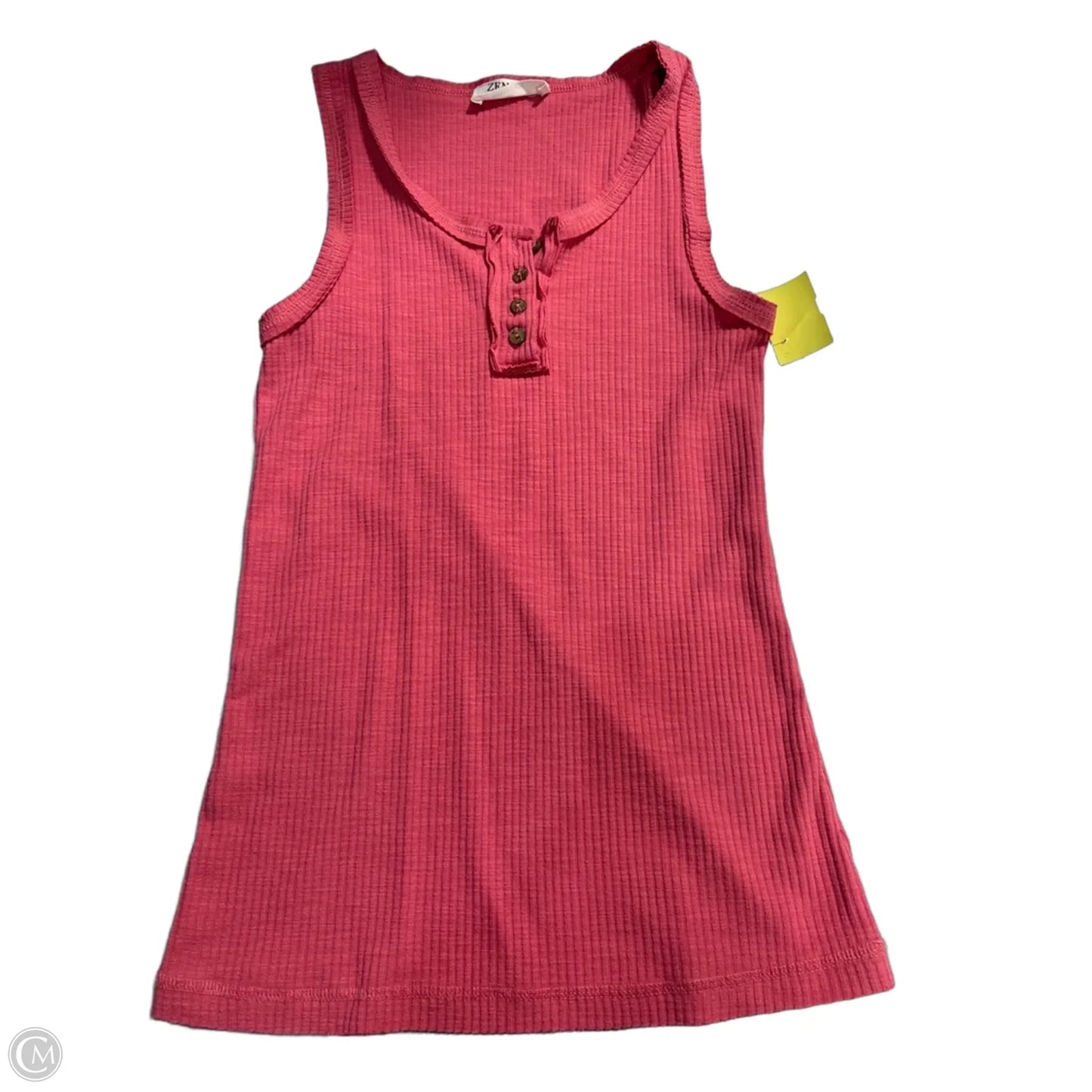 Tank Top By Zenana In Pink, Size: M