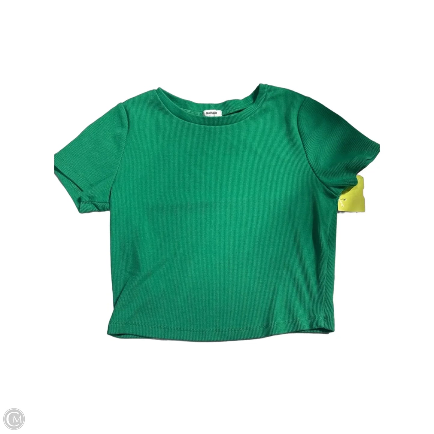 Top Short Sleeve Basic By Garage In Green, Size: S