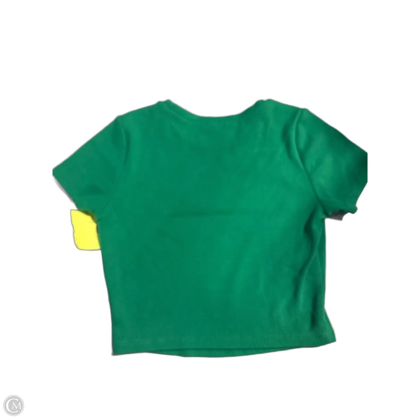 Top Short Sleeve Basic By Garage In Green, Size: S