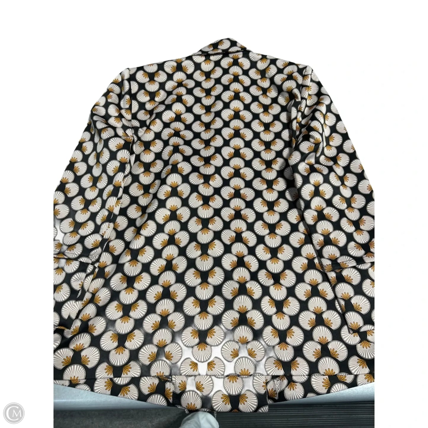 Blazer By Mng In Black & Cream, Size: M