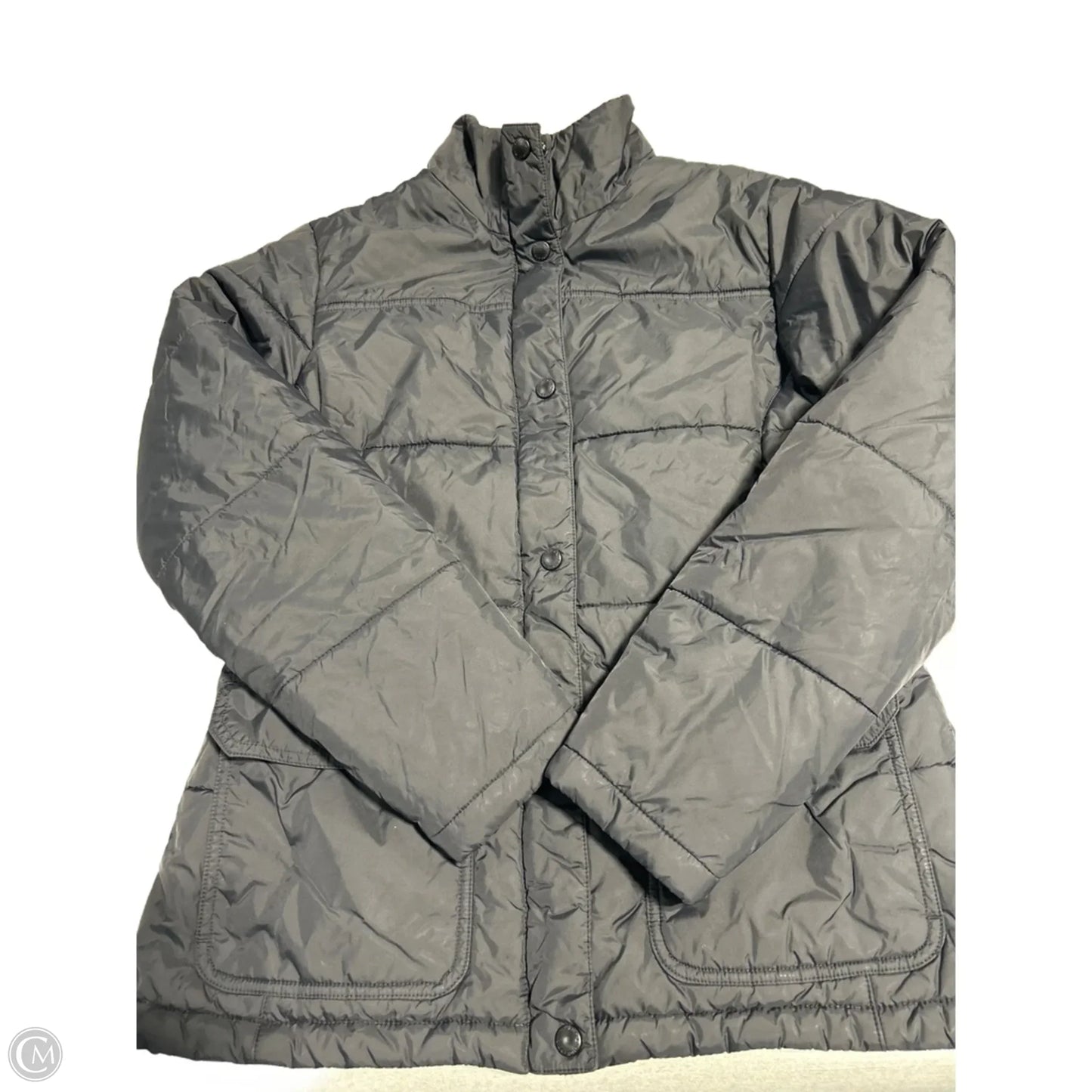 Coat Puffer & Quilted By Lands End In Black, Size: S