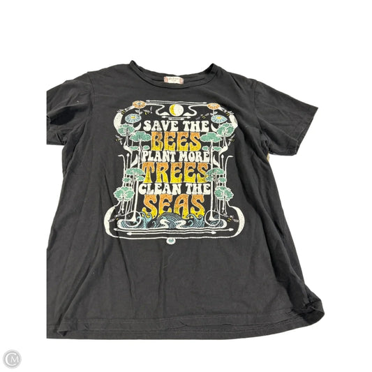 Top Short Sleeve By Altard State In Grey, Size: M